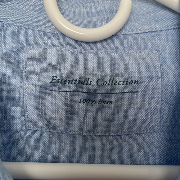 Essentials Collection 100% Linen Button Down - Picture 2 of 3